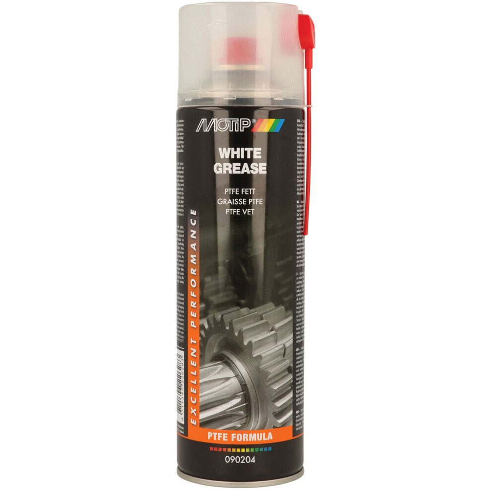 Plastikote Grease Spray - 500 Ml White