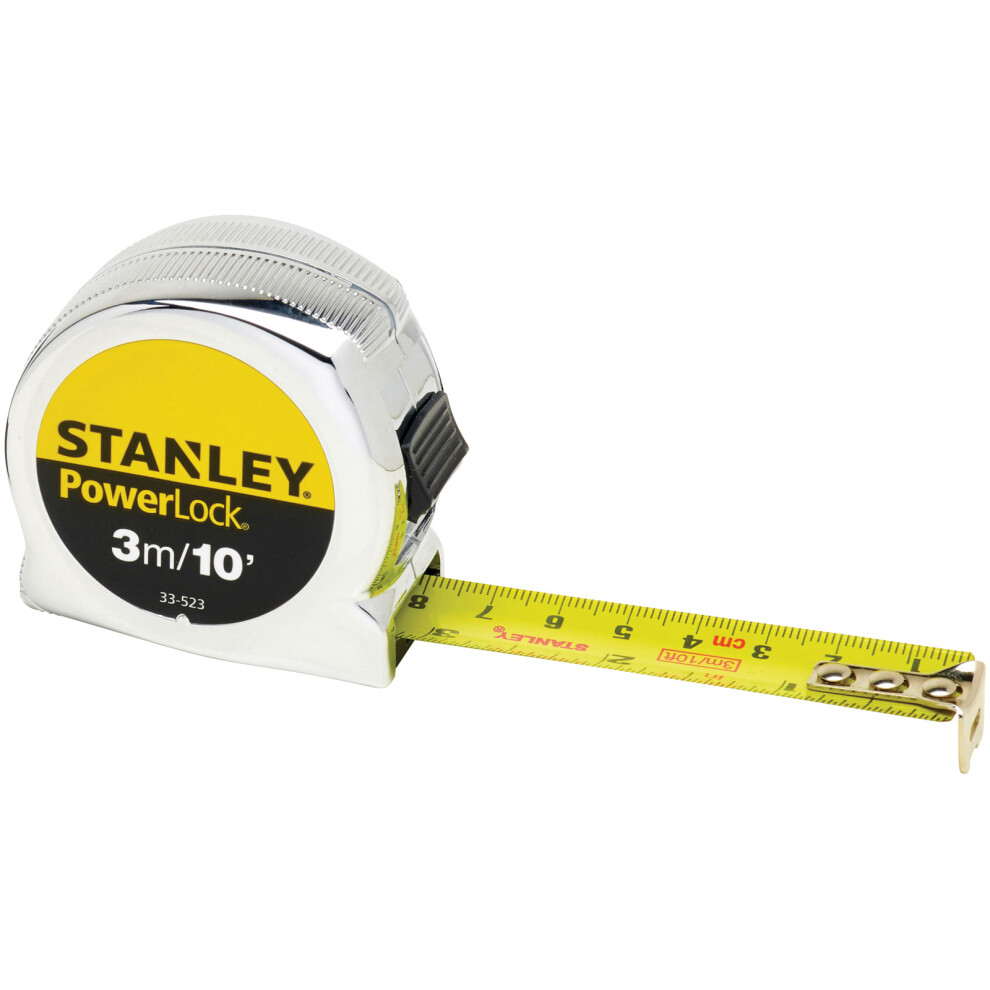 Stanley 0-33-523 Powerlock Tape Measure 3 Metre Metric Imperial