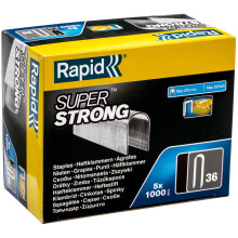 Rapid 11886910 36/14 14mm DP x 5m Galvanised Staples Box of 5 x 1000