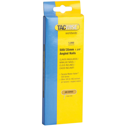 Tacwise 482 500 18 Gauge 35mm Angled Nails Pack 1000