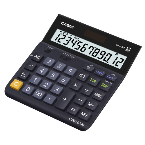 Casio Casio DH-12ET 12 Digit Desk Calculator