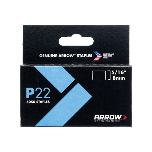 Arrow ARROW P22 Staples 8Mm ( 5/16In) Box 5050