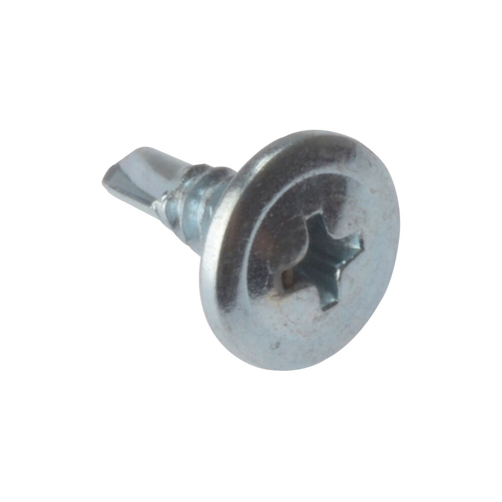 Forge DWSWHSD13 Drywall Screw Wafer Head Self-Drill TFT ZP 4.2 x 13mm Bulk 1000