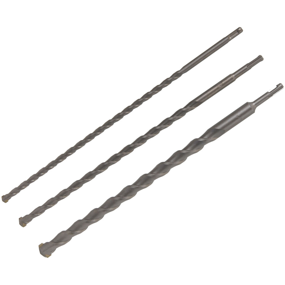 3pc 450nmm SDS Plus Drill Masonry Brick Stone Bit Set 12 - 24mm 20006 - Image 9