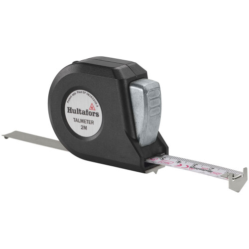 Hultafors 359103"TALMETER 2m" Marking Measure - Black/Grey