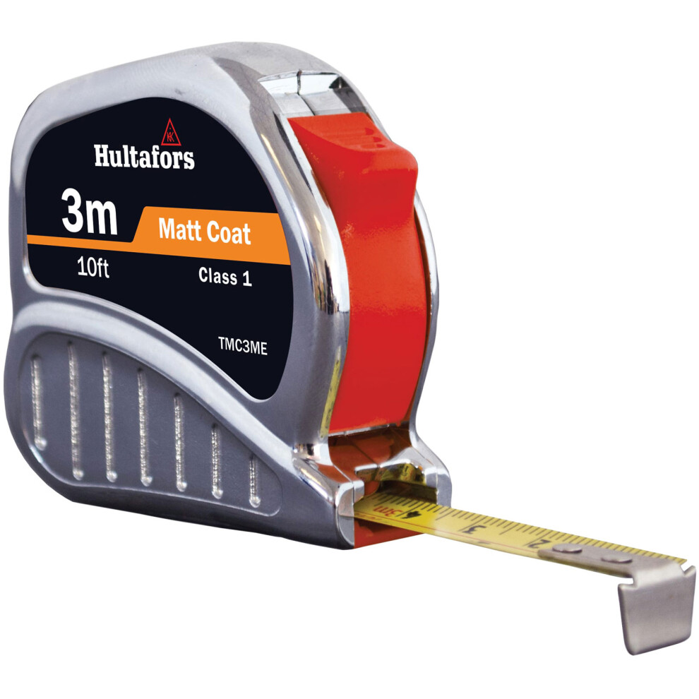 Hultafors 368013 TM3ME Chrome Tri-Matic Pocket Tape 3m/10ft (Width... - Image 7