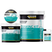 Everbuild Aquaseal Wet Room Waterproof Tanking System Kit 7.5 Sq Metre Large
