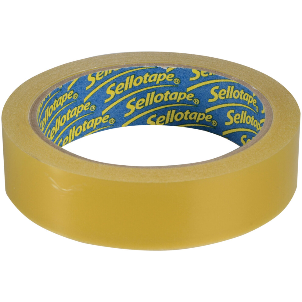 Sellotape Original Golden Sticky Tape - 24 mm x 50 m