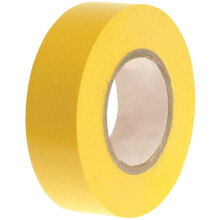 Faithfull FAITAPEPVCY PVC Electrical Tape Yellow 19mm x 20m