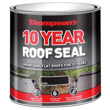 Ronseal 30144 Thompsons High Performance Roof Seal Black 2.5 Litre