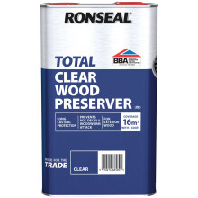 Ronseal Trade Total Wood Preserver Clear 5 litre 38589
