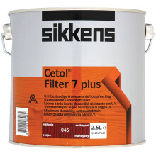 Sikkens 5085936 Cetol Filter 7 Plus Translucent Woodstain Mahogany 2.5 Litre