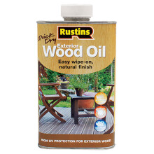 Rustins EWDOIL1000 Exterior Wood Oil 1 Litre