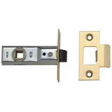 UNION J2648-SE-3.00 Tubular Mortice Latch Silver Enamel 76mm 3in Box