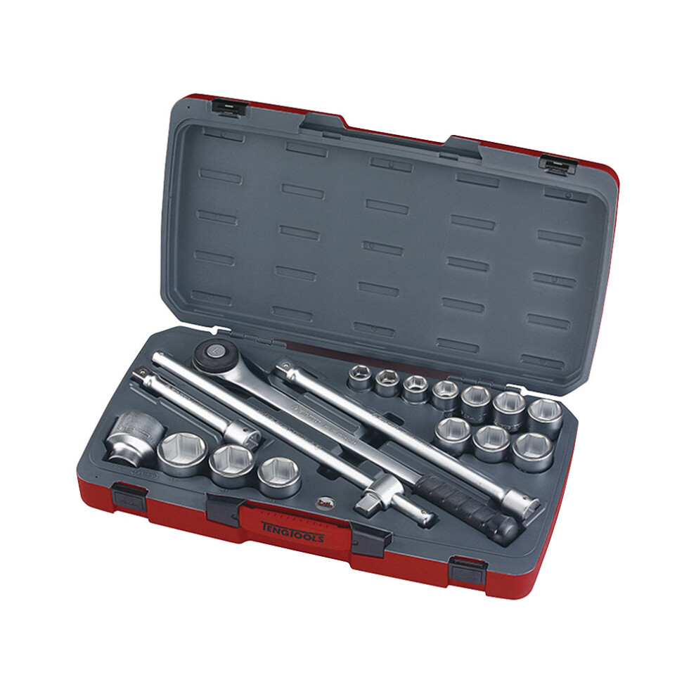 Teng T3418-6 T3418-6 Socket Set Of 18 Metric 3/4In Drive 5020385010840