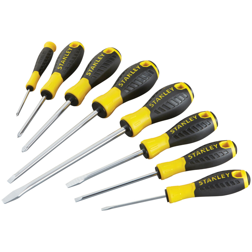 Stanley Tools STHT0-60210 Essential Screwdriver Set of 8 PH/SL