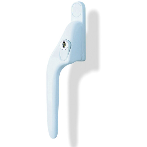 Yale Locks P-YWHLCK40L-WH White Offset Locking PVCu Window Handle Left