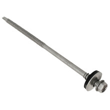 Forgefix TFHW19CPSD55120L TechFast Composite Panels to Steel Hex Screw No.3 Tip 5.5 x 120mm Box 100