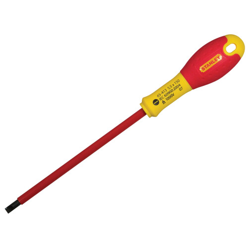 STANLEY Stanley Fatmax 0-65-413 Insulated VDE Screwdriver Parallel 5.5 x 150mm