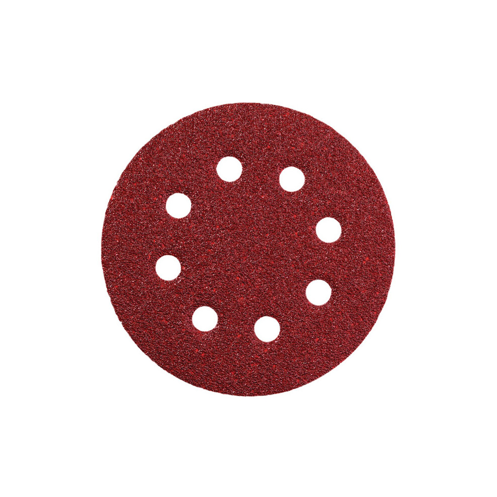 Metabo Hook & Loop Sanding Discs 125Mm Assorted (Pack 25) Green