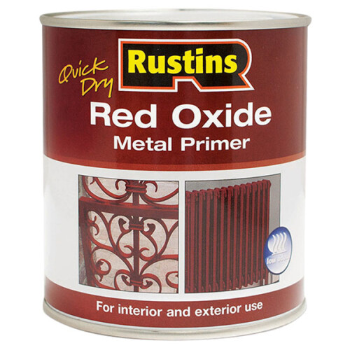 Rustins Rustins REDOW250 Quick Dry Red Oxide Metal Primer 250ml