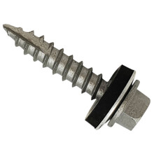 Forgefix TFHW16GP63100 TechFast Metal Roofing to Timber Hex Screw T17 Gash Point 6.3 x 100mm Box 100