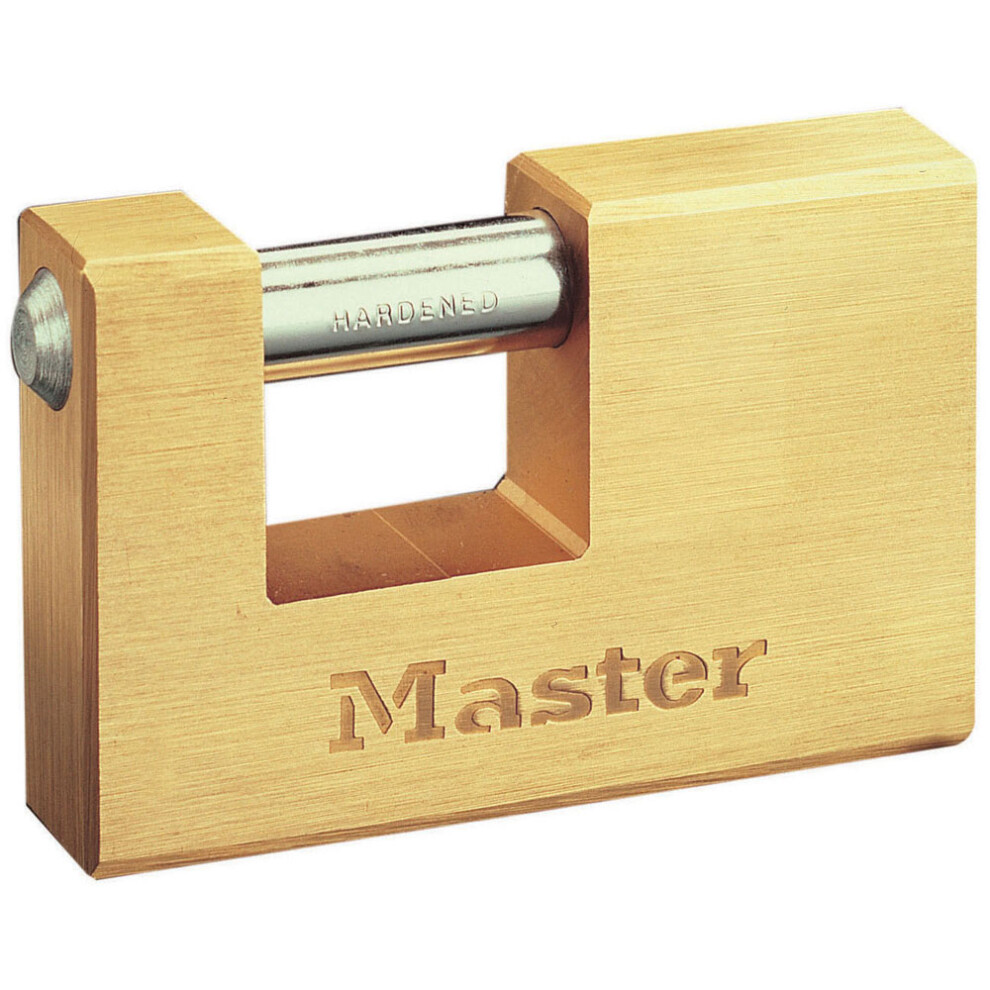 Master Lock 606 Rectangular 63mm Solid Body Shutter Lock