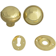 Yale Locks P405-PB P405 Rim Knob Polished Brass Finish
