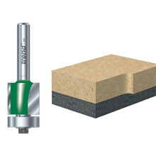 Trend C116X1/4TC C116 x 1/4 TCT 90° Bearing Guided Trimmer Cutter 12.7 x 25.4mm