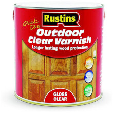 Rustins EAVG2500 Exterior Varnish Clear Gloss 2.5 Litre