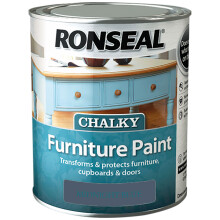 Ronseal 37488 Chalky Furniture Paint Midnight Blue 750ml