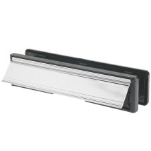 Yale Locks YLP44-06/01-CP Letter Plate 300mm 12in Silver Visi