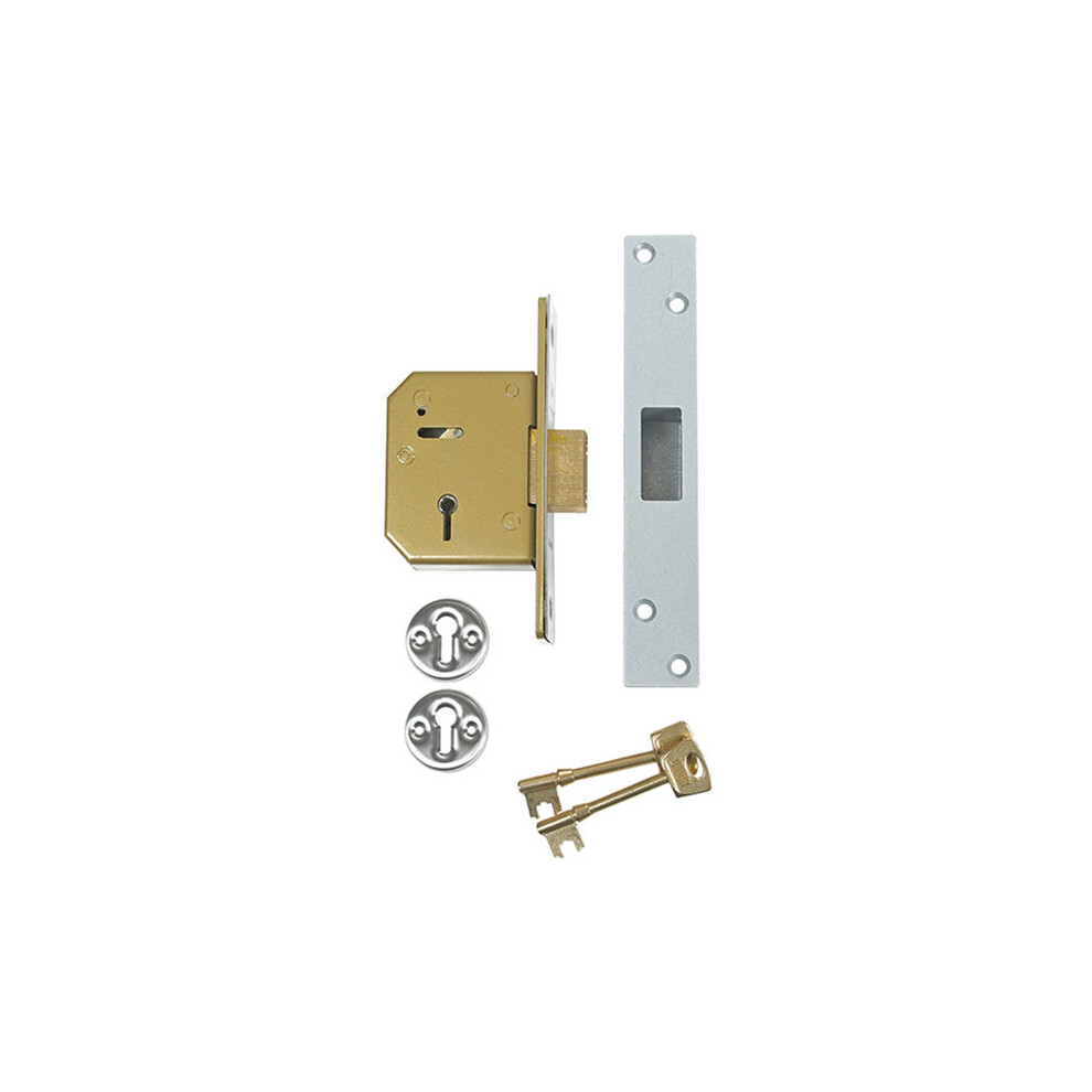 Union V-3G115-Pl-67 3G115 C Series 5 Lever Deadlock 67Mm 2.5In Satin Brass - Image 7