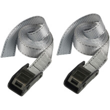 Master Lock 3110E Lashing Strap with Metal Buckle 2.5m Pack of 2