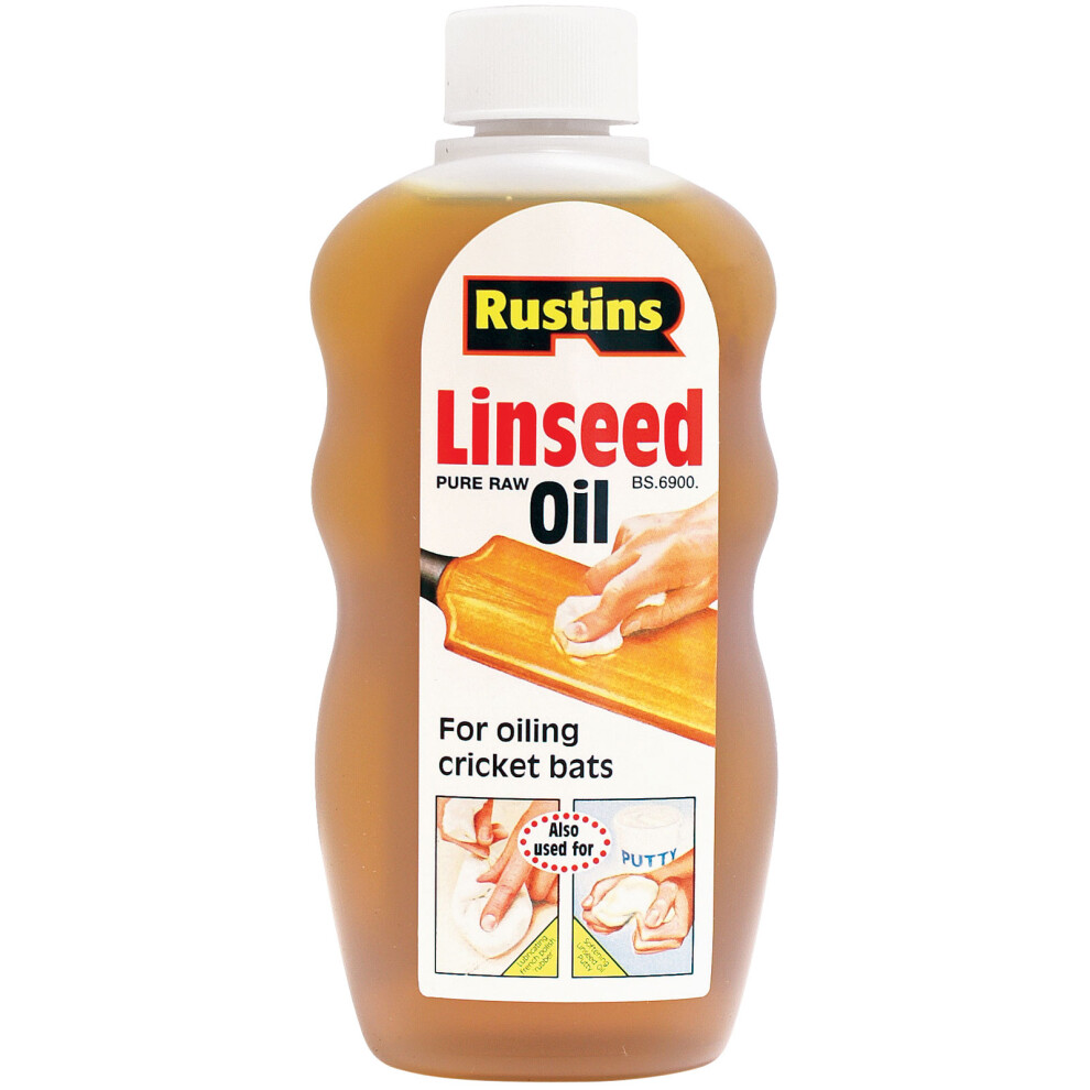 Rustins LINS300 Linseed Oil Raw 300ml