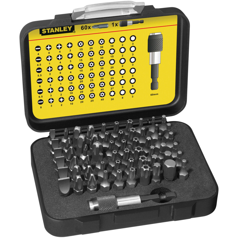 Stanley 1-13-902 Expert 61 Piece Screwdriver Bit Set
