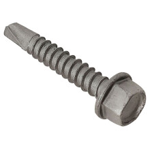 Forgefix TFHUWSD55100L TechFast Roofing Sheet to Steel Hex Screw No.3 Tip 5.5 x 100mm Box 100