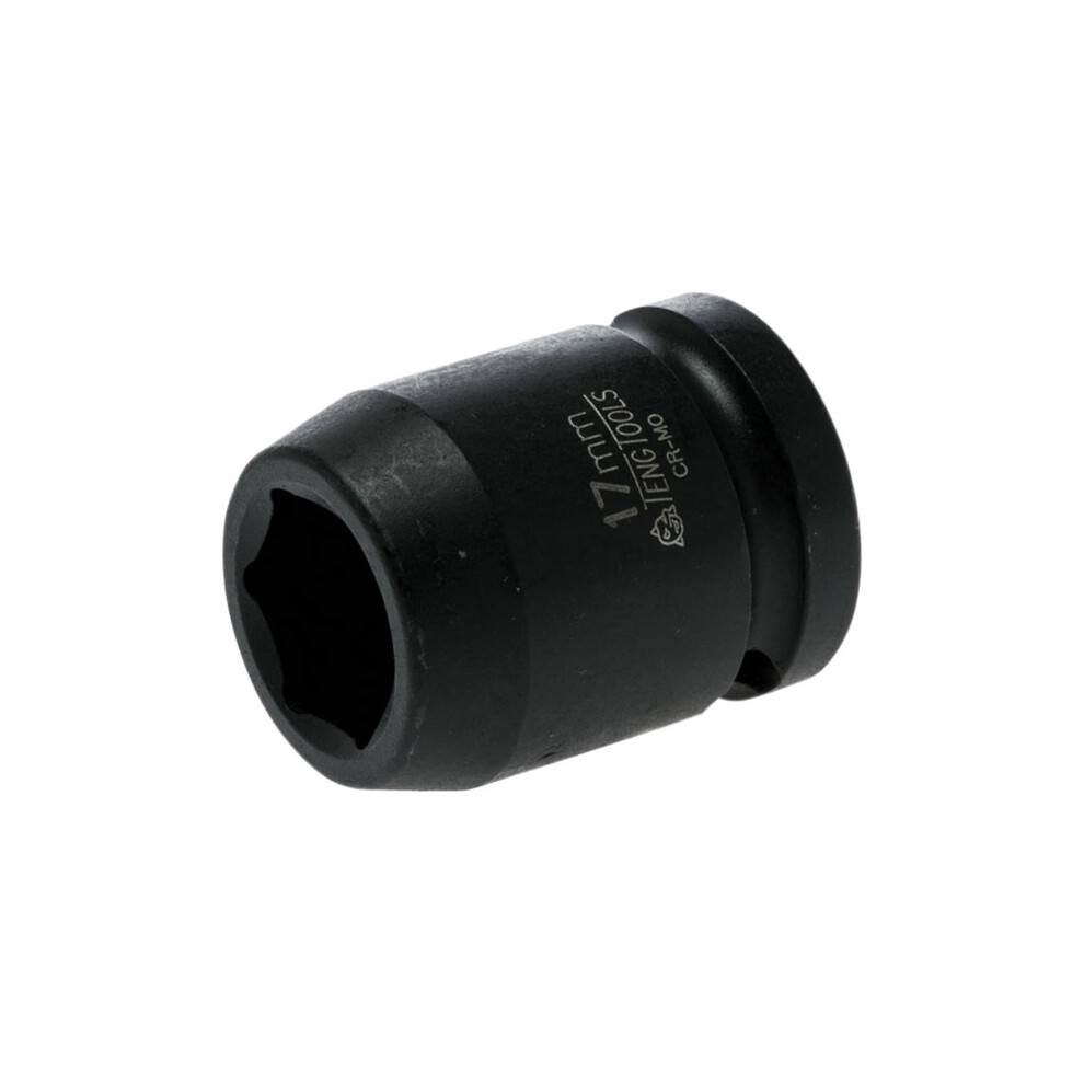 Teng Impact Socket Hexagon 6 Point 1/2In Drive 17Mm 5020385126541