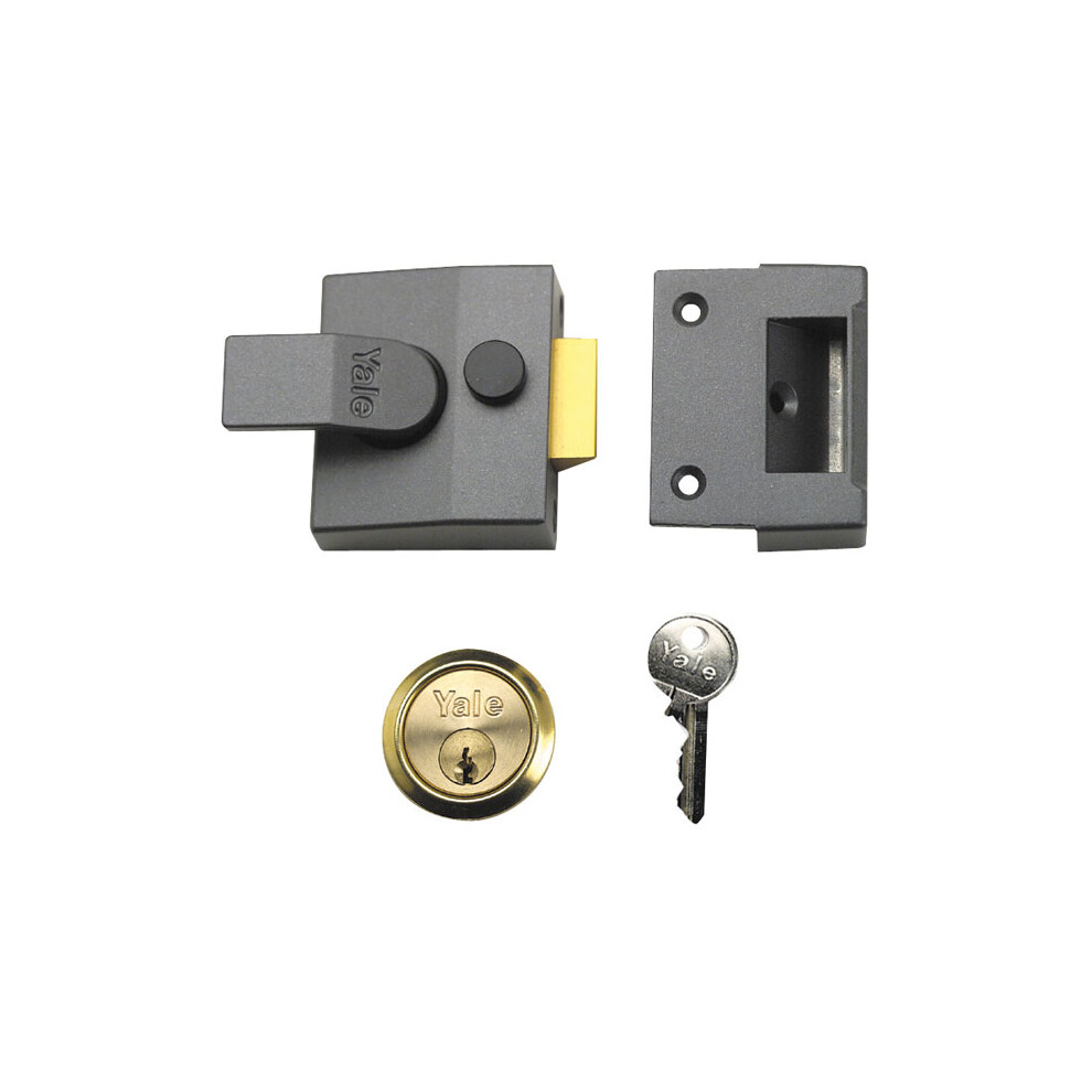 Yale Locks 84 Standard Nightlatch 40mm Backset DMG Finish Box - Image 8