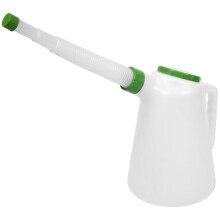 Oil Container with Green Lid & Flexible Spout 5L