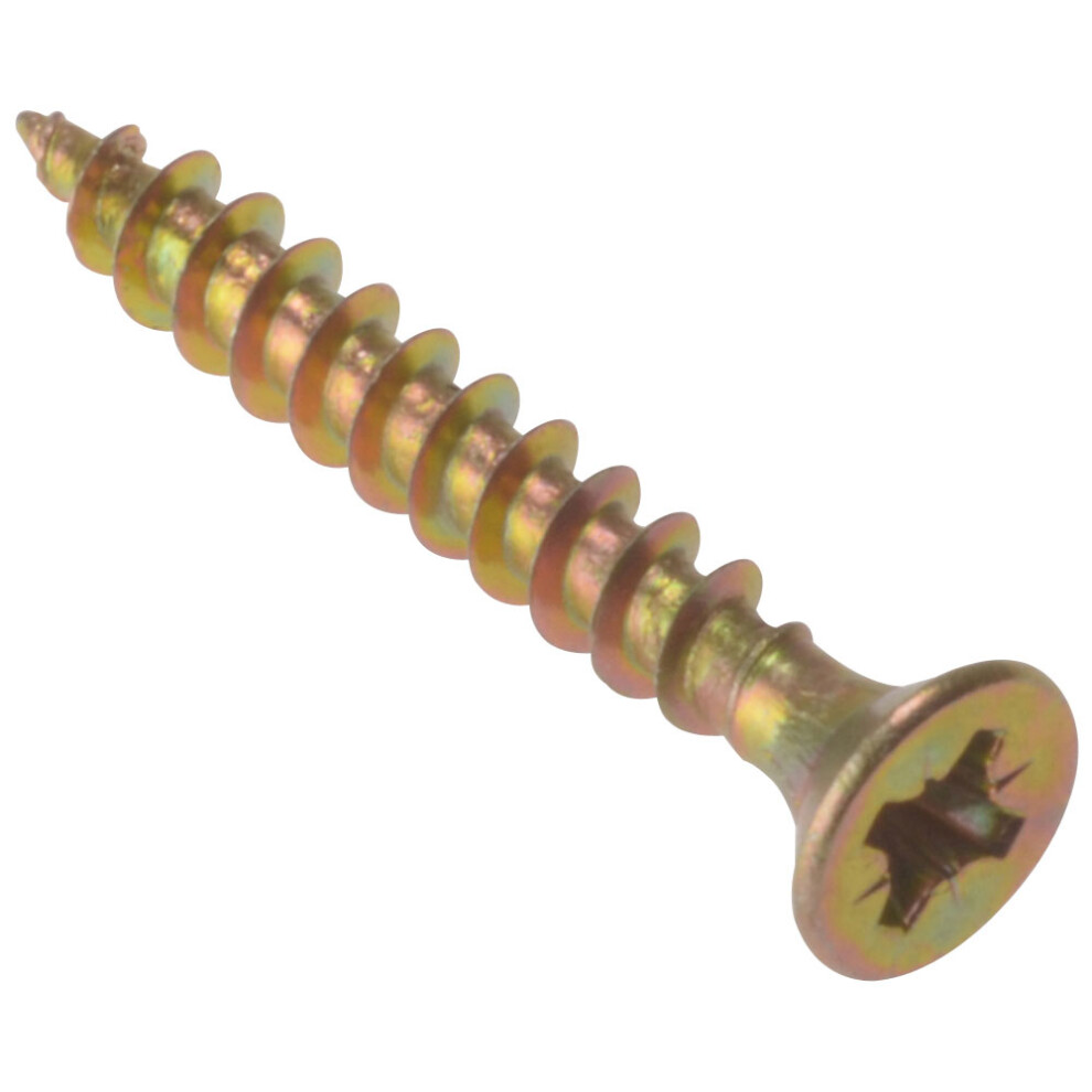 Forge MPS3513Y Multi-Purpose Pozi Screw CSK ST ZYP 3.5 x 13mm Box of 200