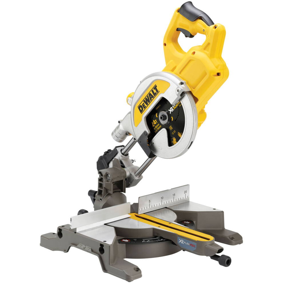DeWalt DCS777T2-GB XR FlexVolt Cordless Mitre Saw 54 Volt 2 x 6.0Ah Li-Ion