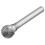 Dormer P8076.0X6.0 Solid Carbide Bright Rotary Burr Ball 6mm x 6mm 1