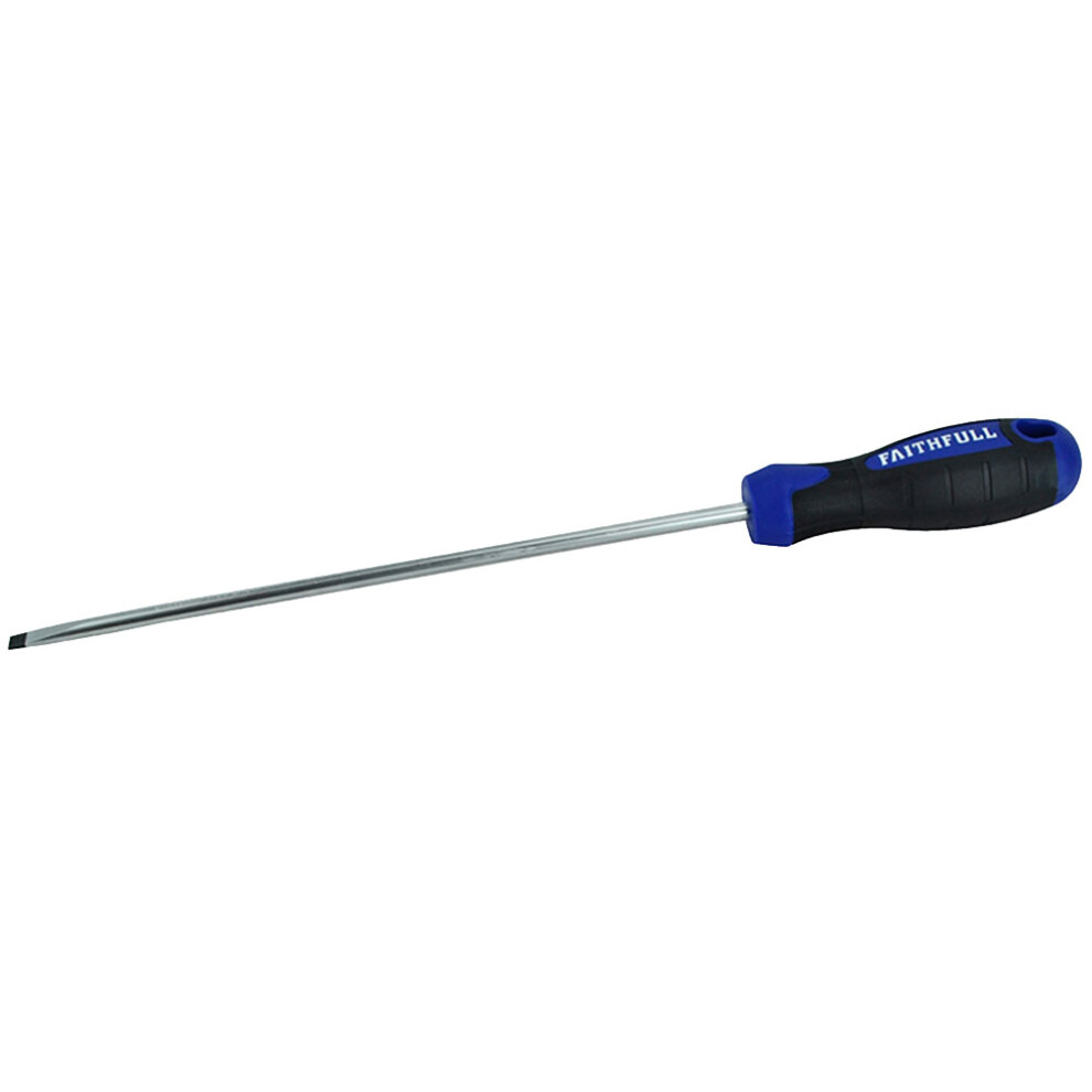 Faithfull FAISDP200 Soft-Grip Screwdriver Slotted Parallel Tip 5.5mm x 200mm