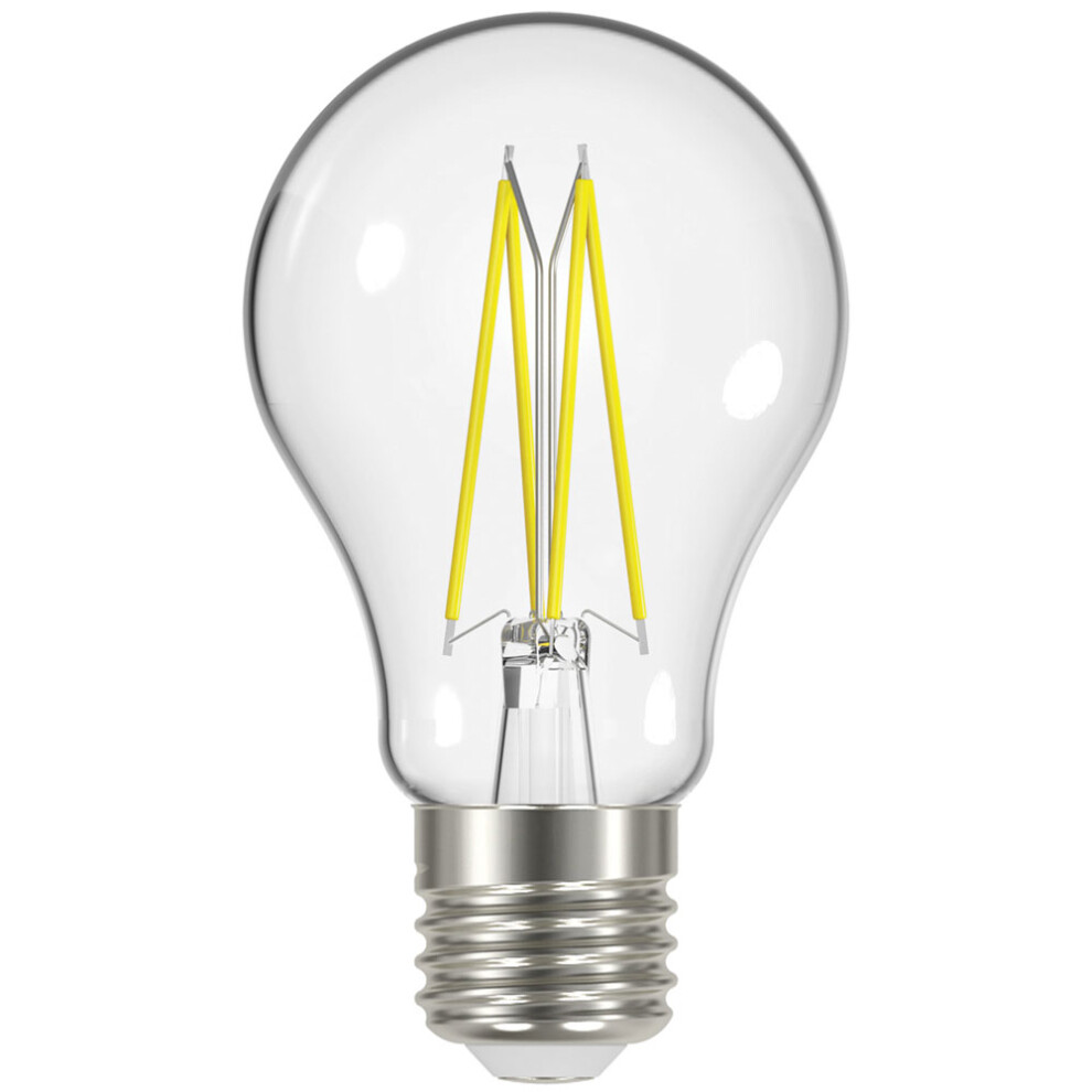 1 X Energizer LED Filament GLS Light Bulb Lamp Vintage ES E27 Clear 4.2W = 40W ES E27 Cap [Energy Class A+]