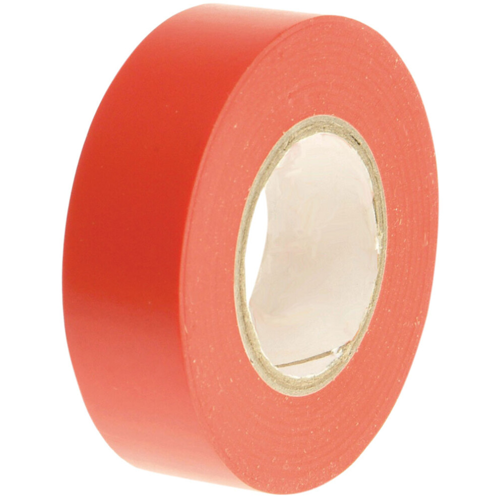 Faithfull 2702 Pvc Elect Tape 19Mm X 20M - Red