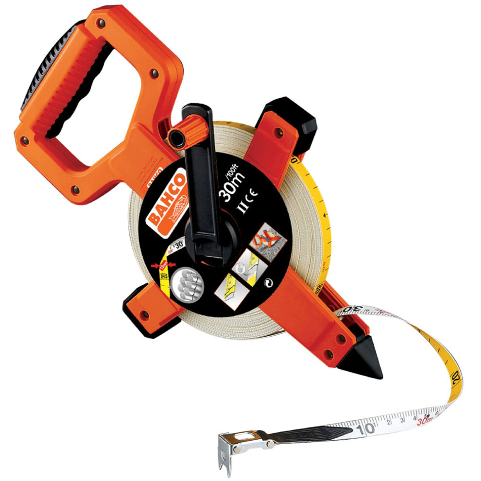 Bahco LTS-50-E Open Reel Fibreglass Tape 50m / 165ft (Width 13mm)