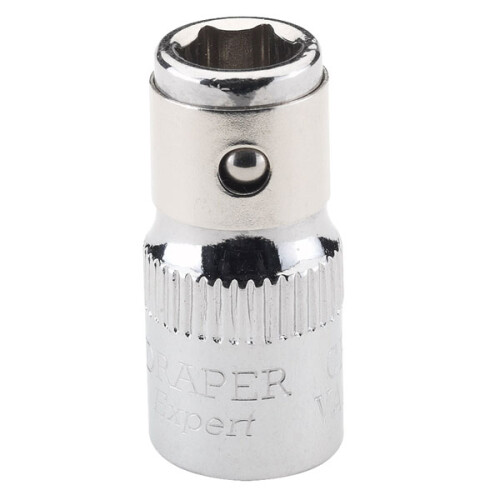 Draper Screwdriver Bit Holding Socket, 1/4"" Sq. Dr. x 1/4"" Hexagon