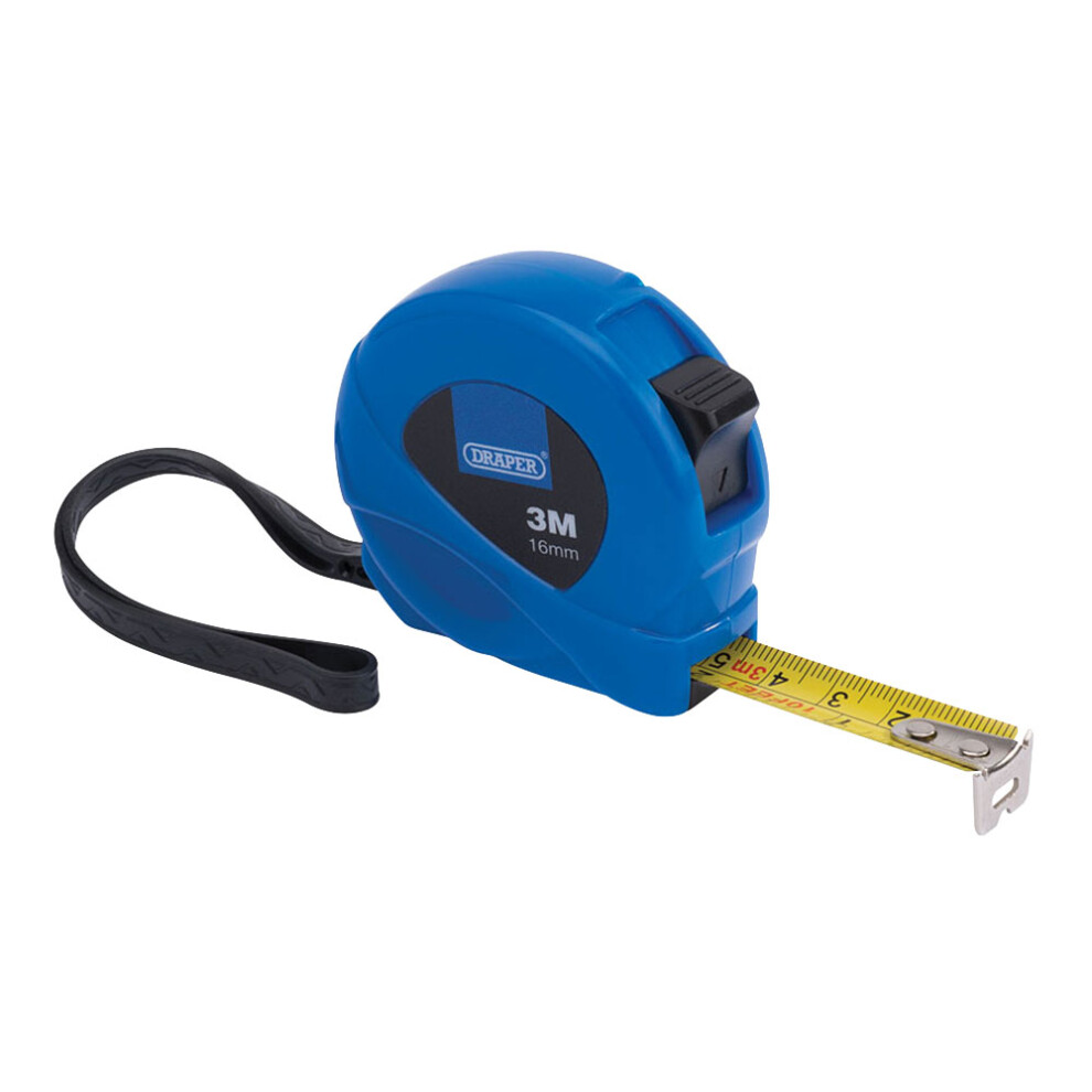 Measuring Tape, 3m/10ft x 16mm, Blue