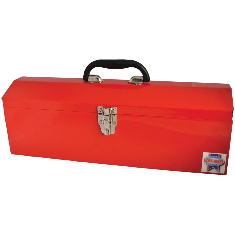 Faithfull Metal Barn Toolbox + Tote Tray 48Cm (19In) Faitbb19
